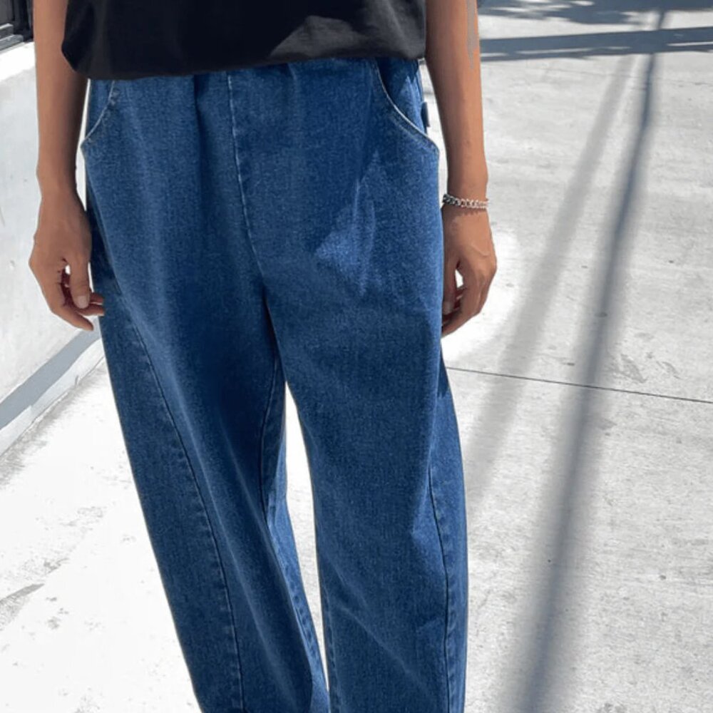 Le Bon Shoppe Arc Pant- Blue Denim